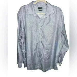 Black Label  By Ruffini  Slim Fit Men Size 50x31 XL Long Sleeve Button Up Shirt